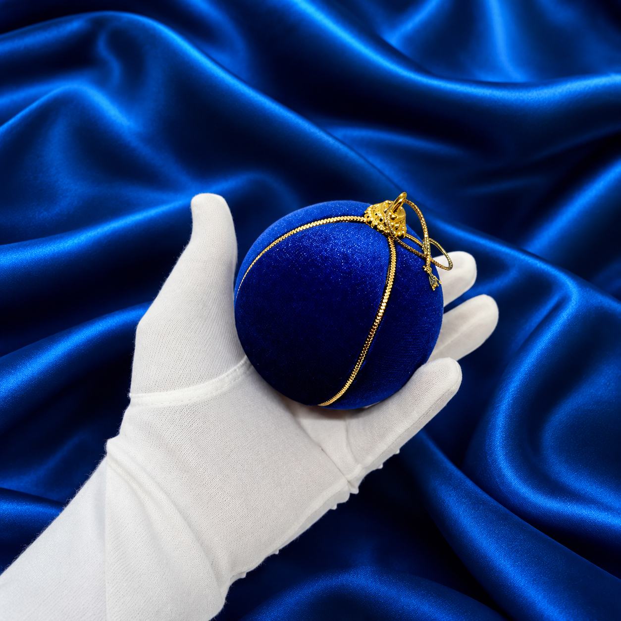 Royal Blue Christmas Ornament
